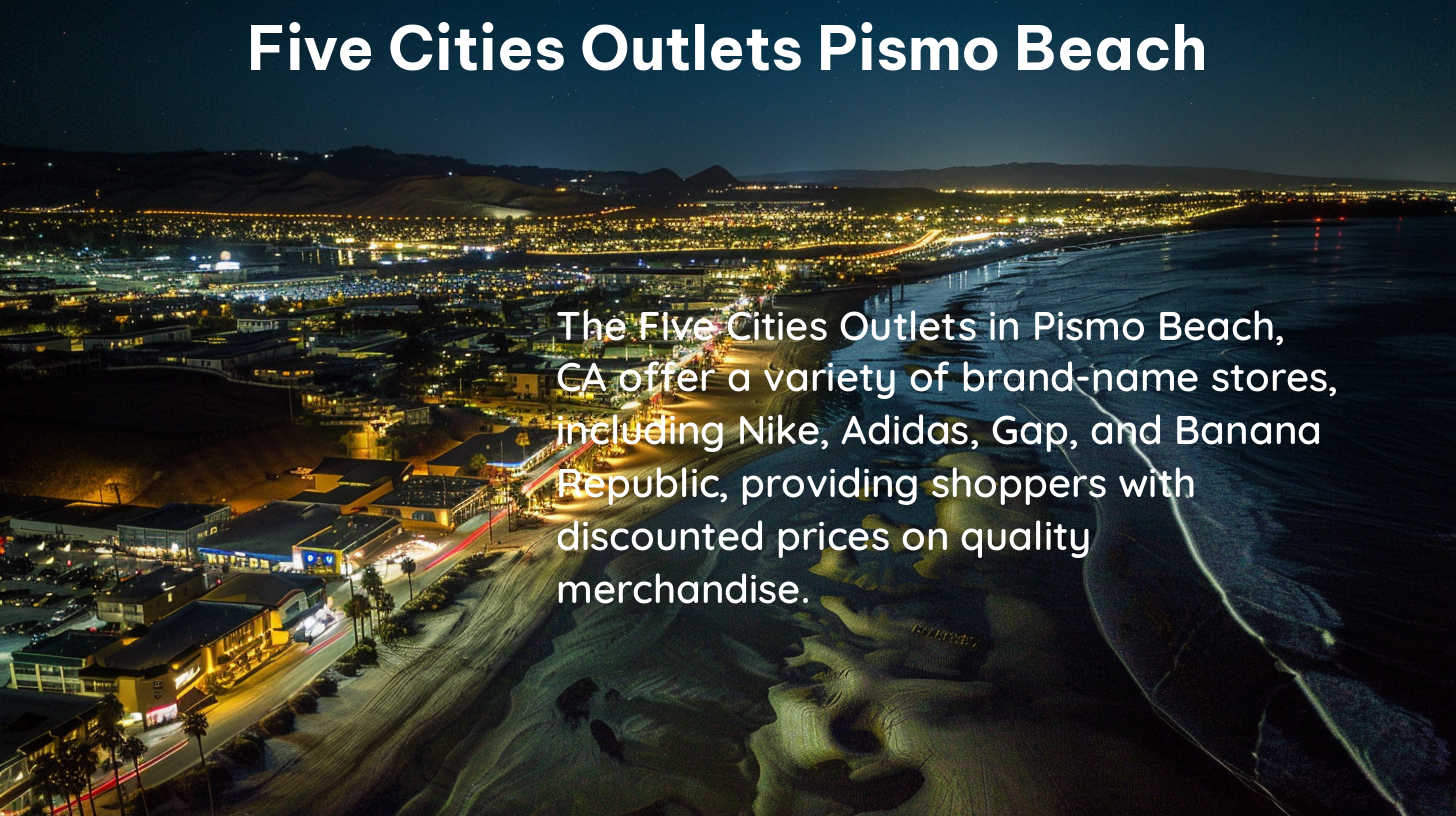 five cities outlets pismo beach