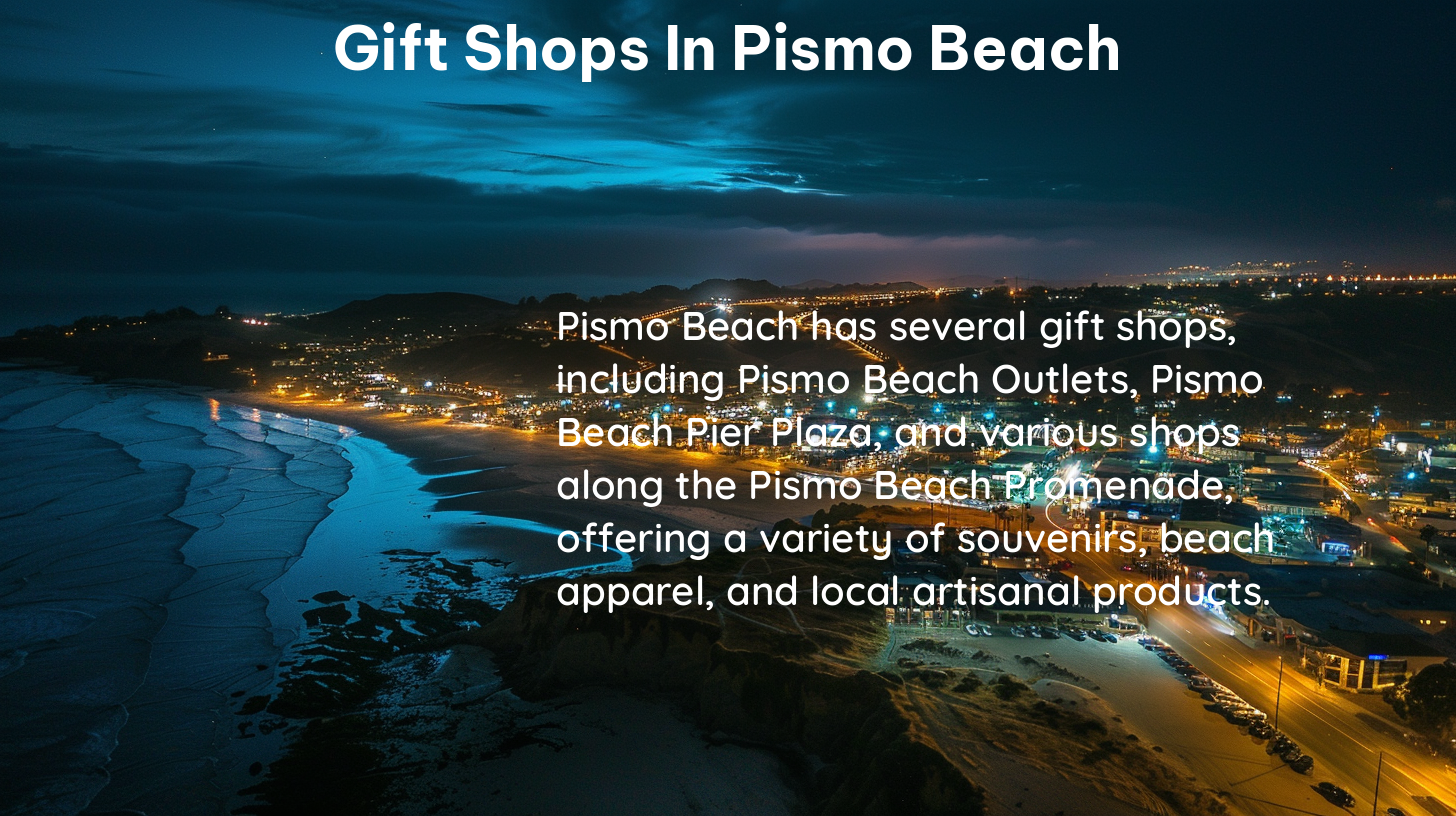 gift shops in pismo beach