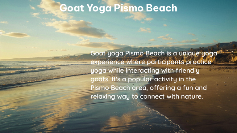 goat yoga pismo beach