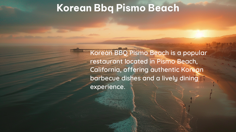 korean bbq pismo beach