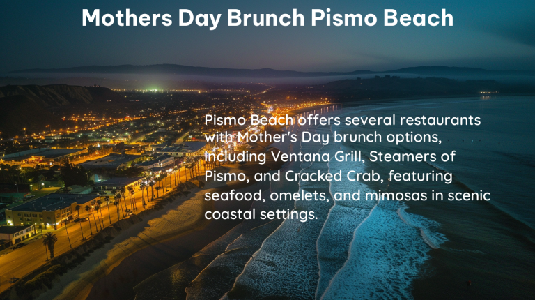 mothers day brunch pismo beach