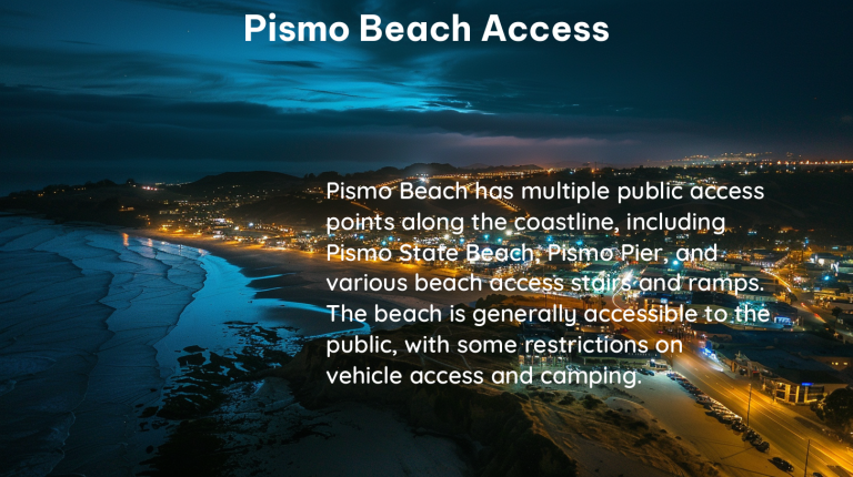 pismo beach access