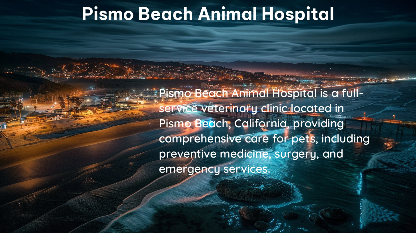 pismo beach animal hospital