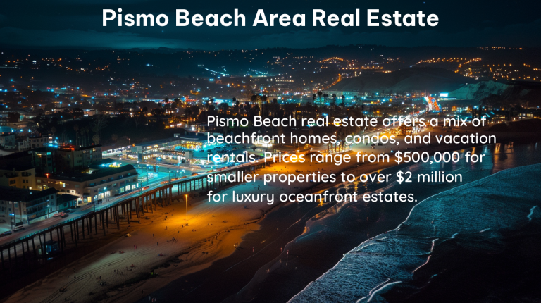 pismo beach area real estate