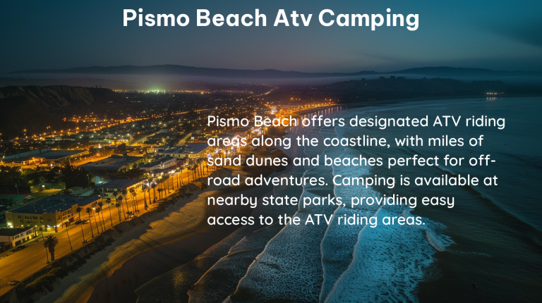 pismo beach atv camping