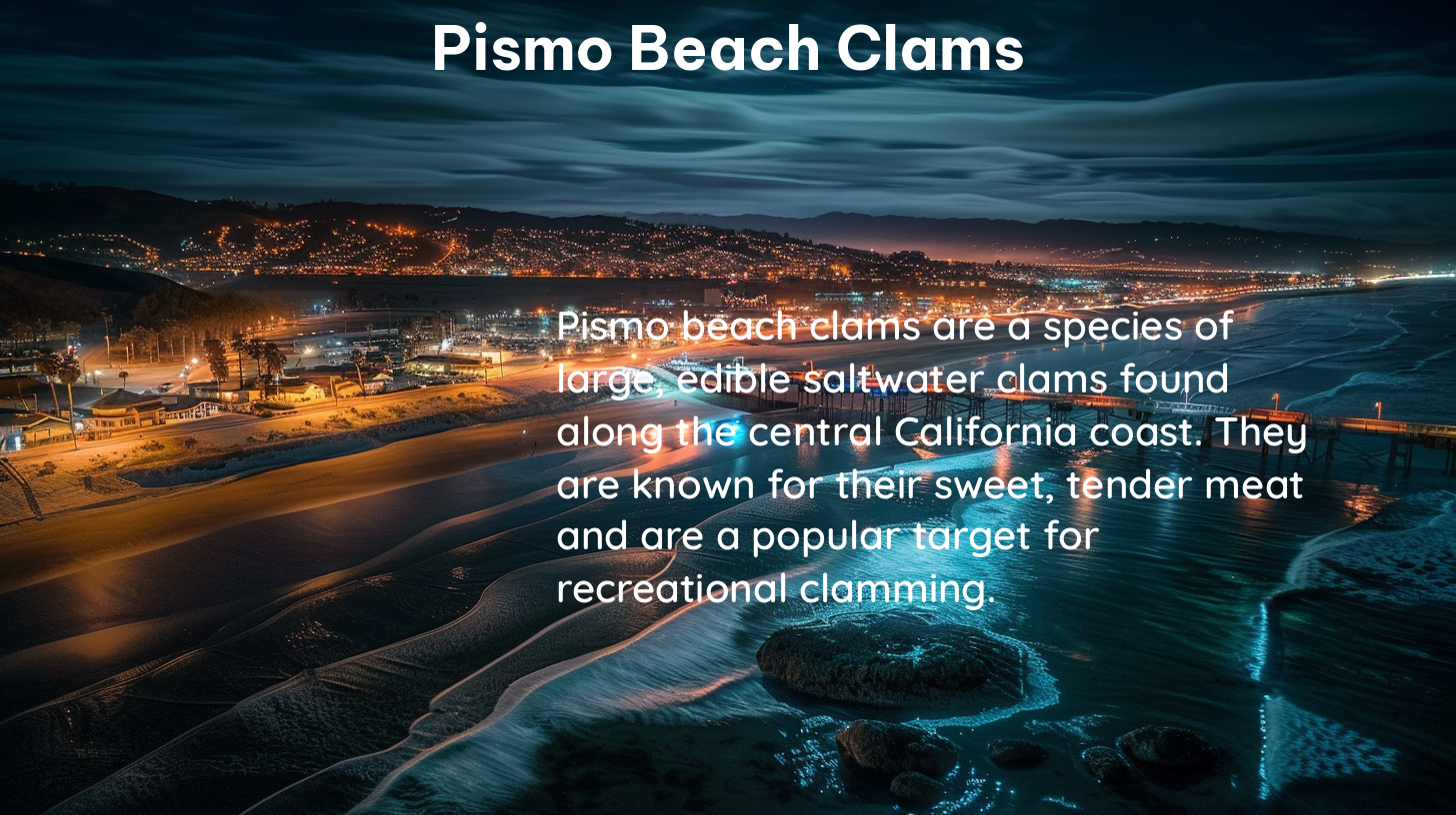 pismo beach clams