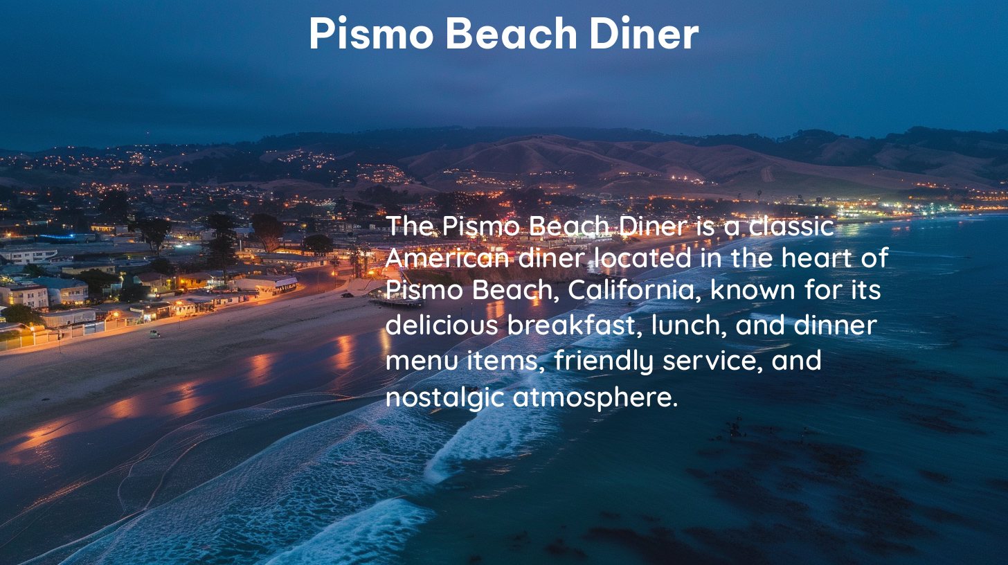 pismo beach diner