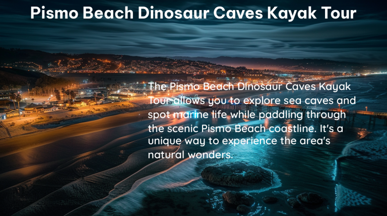 pismo beach dinosaur caves kayak tour