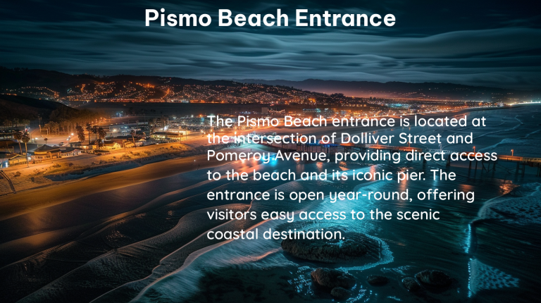 pismo beach entrance