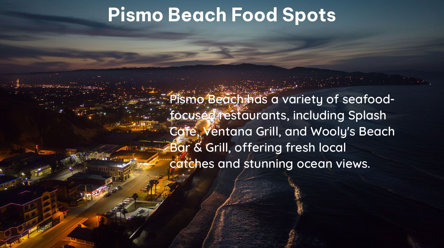 pismo beach food spots