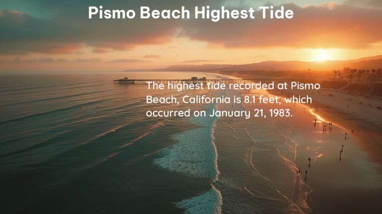 pismo beach highest tide