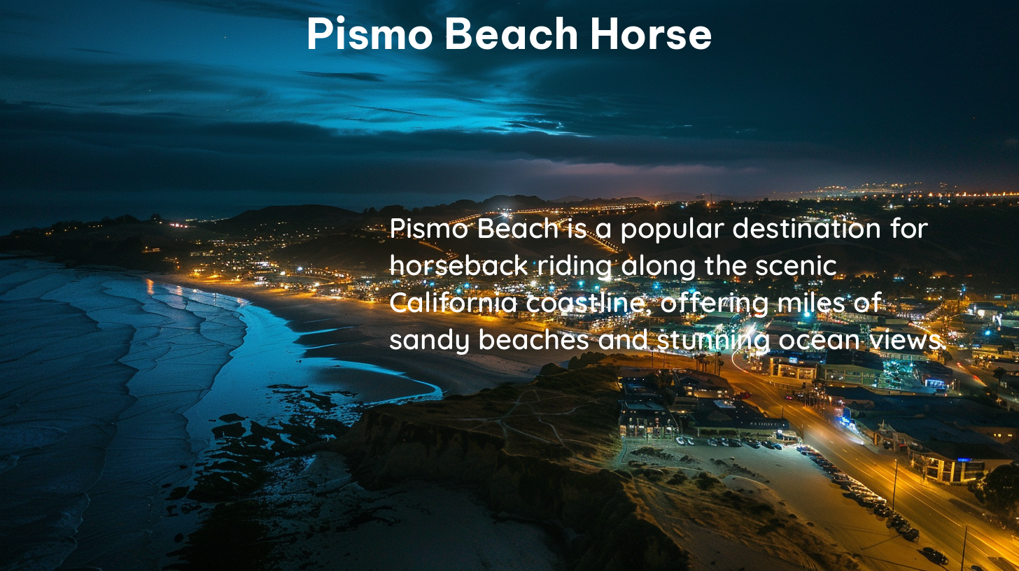 pismo beach horse