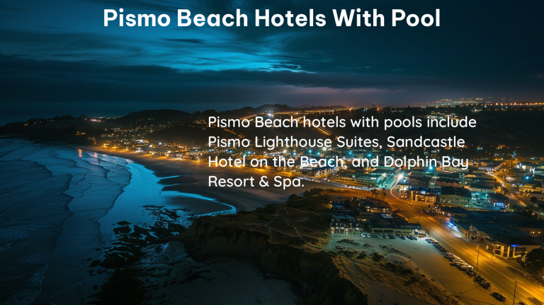 pismo beach hotels with pool