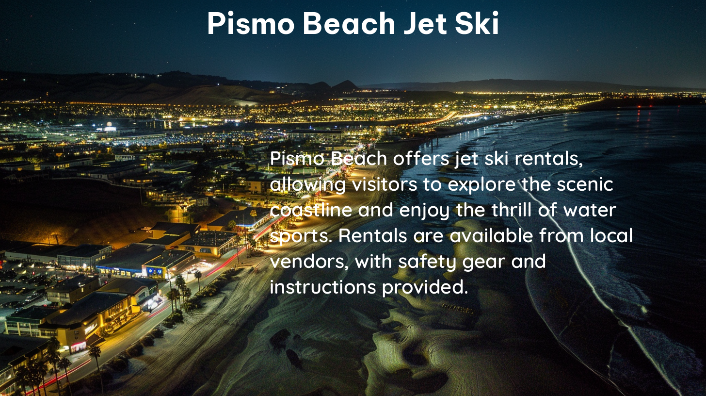 pismo beach jet ski