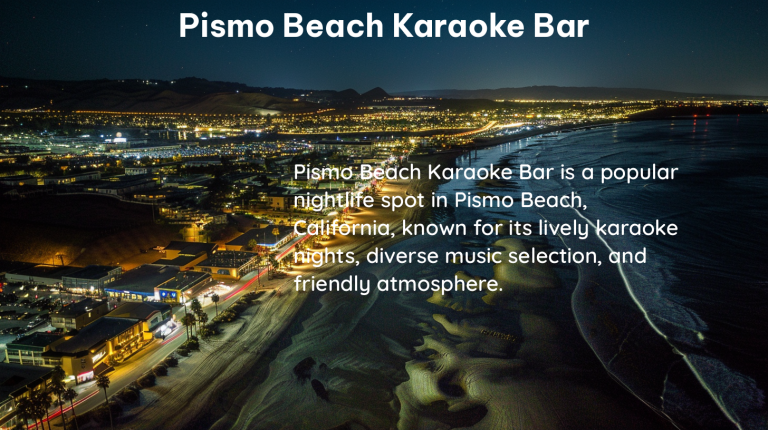 pismo beach karaoke bar