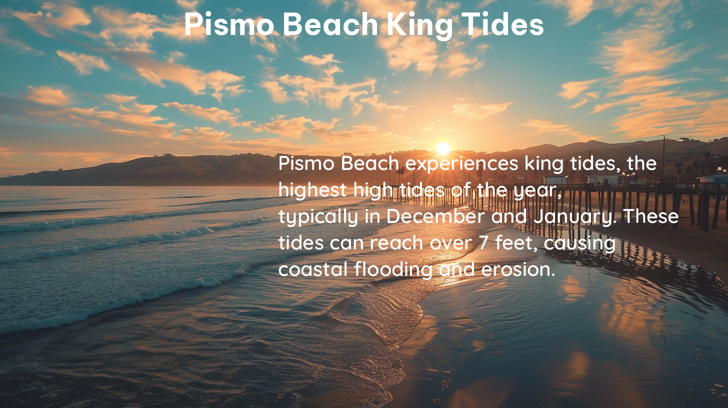 pismo beach king tides