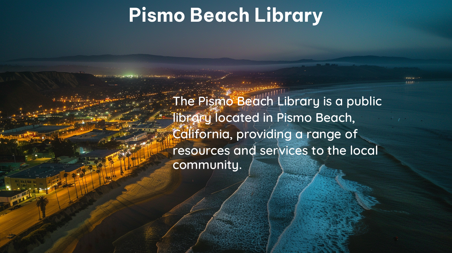 pismo beach library