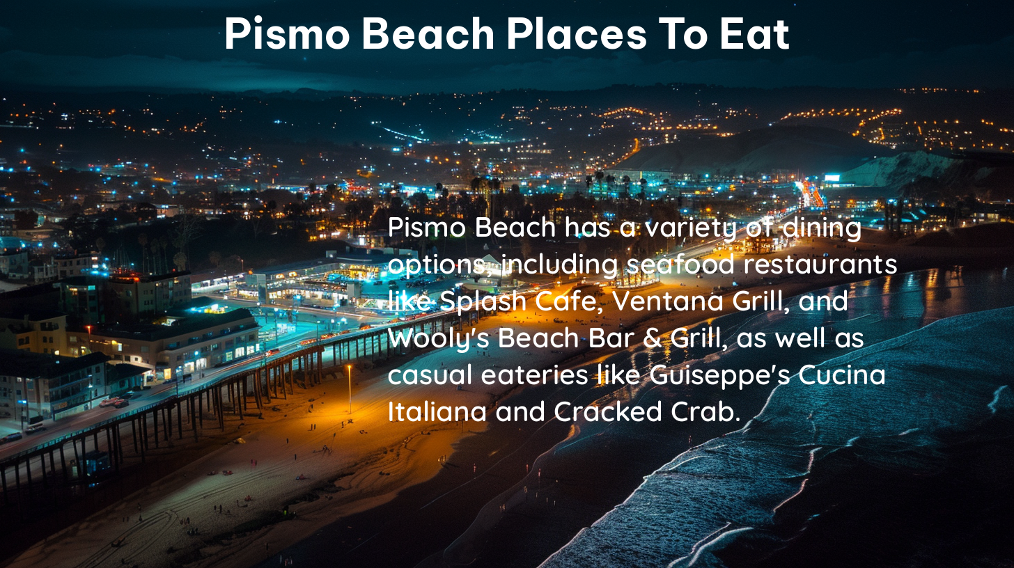 pismo beach places to eat