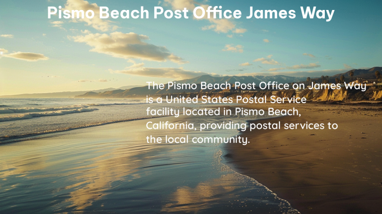 pismo beach post office james way