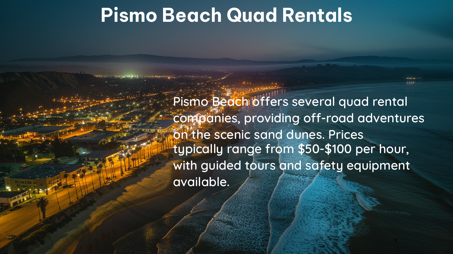 pismo beach quad rentals