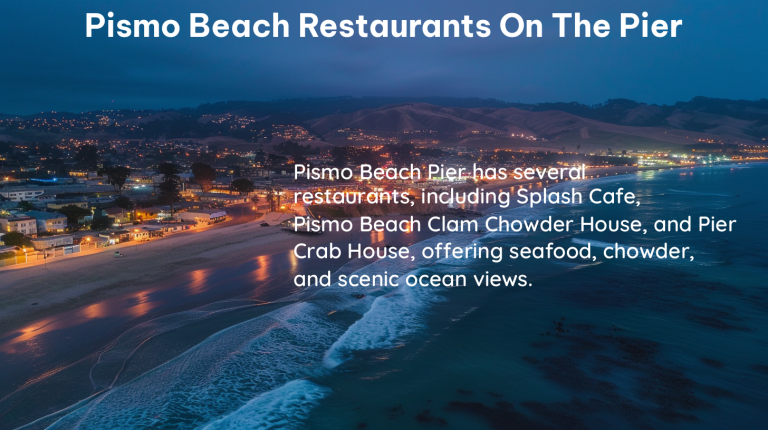 pismo beach restaurants on the pier