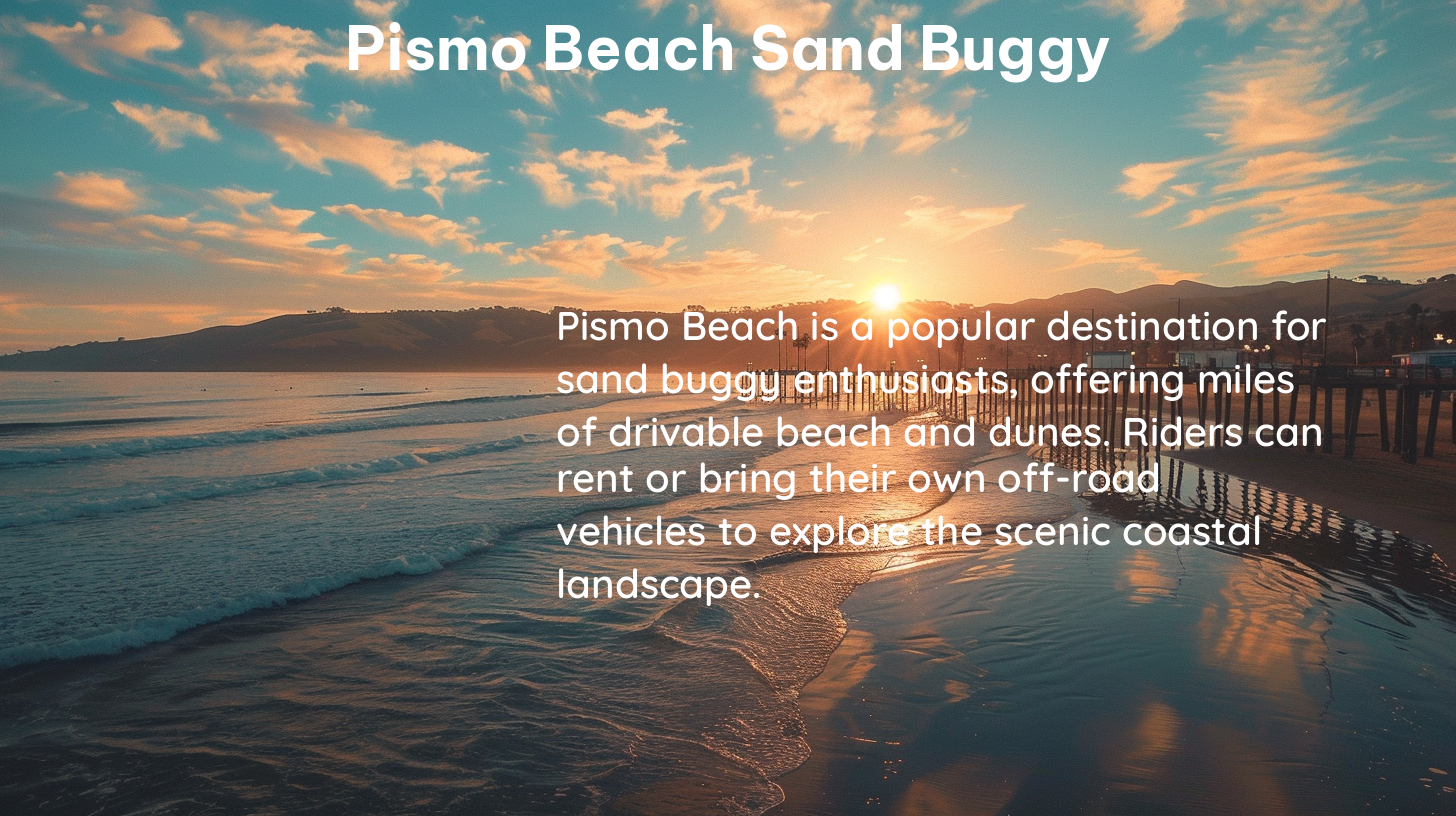 pismo beach sand buggy