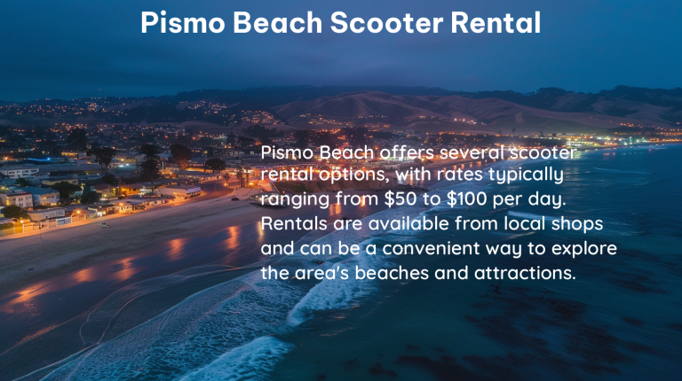 pismo beach scooter rental