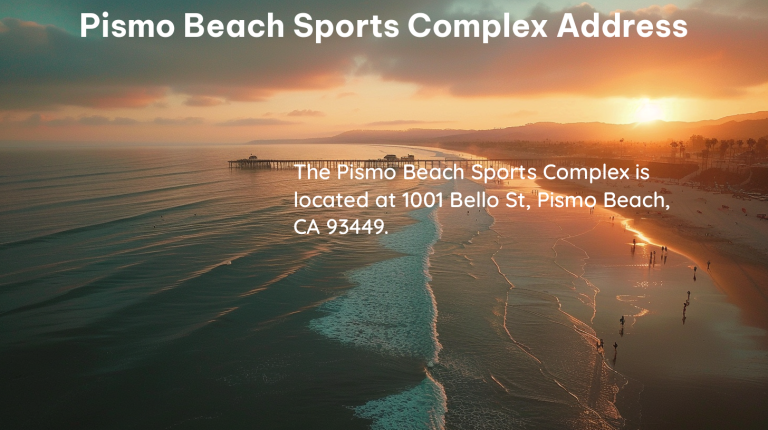 pismo beach sports complex address