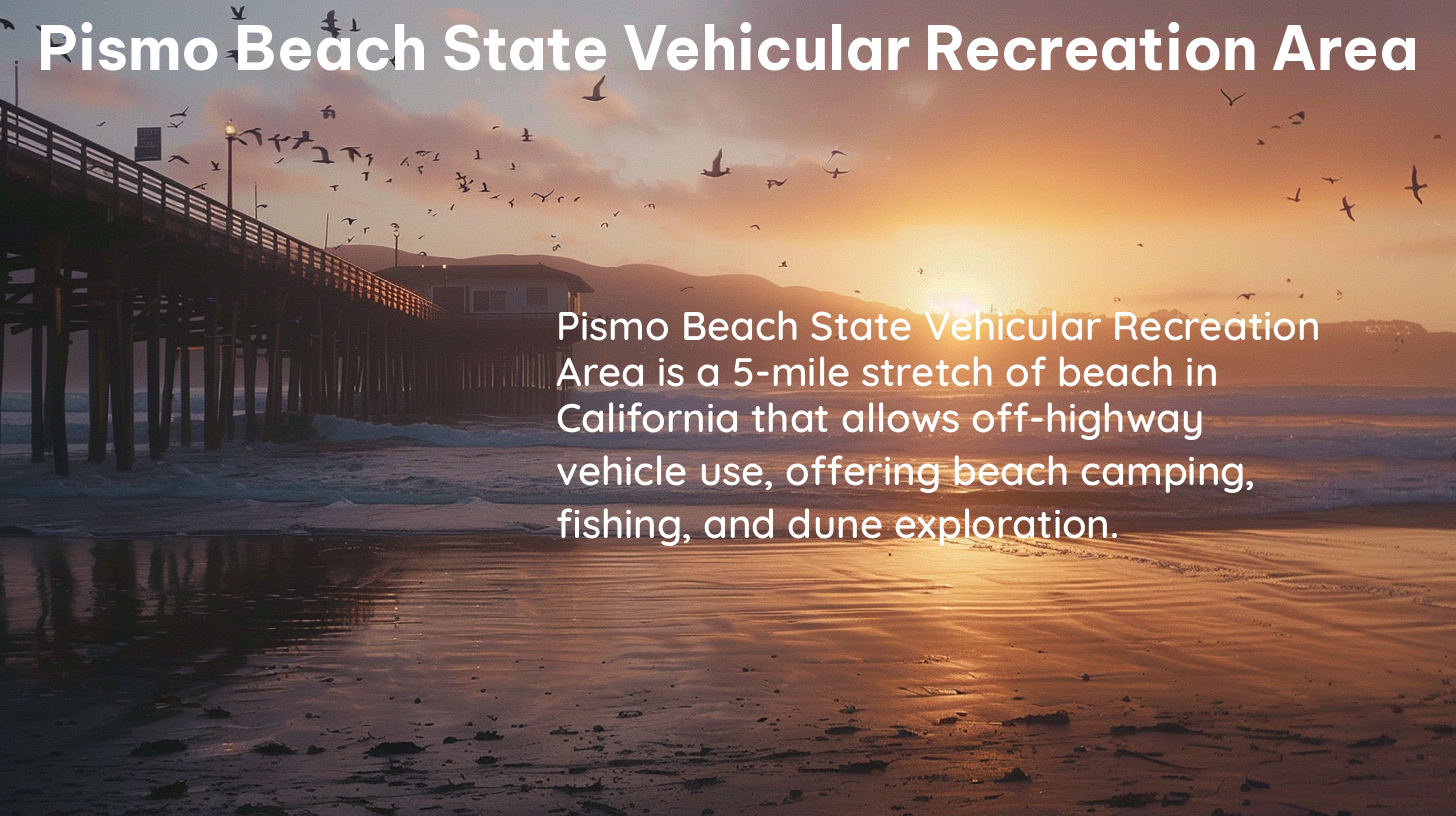 pismo beach state vehicular recreation area