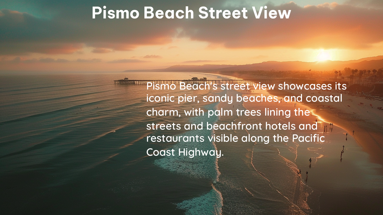 pismo beach street view