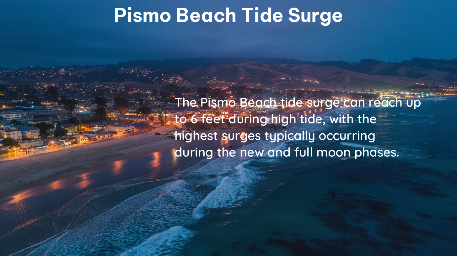 pismo beach tide surge