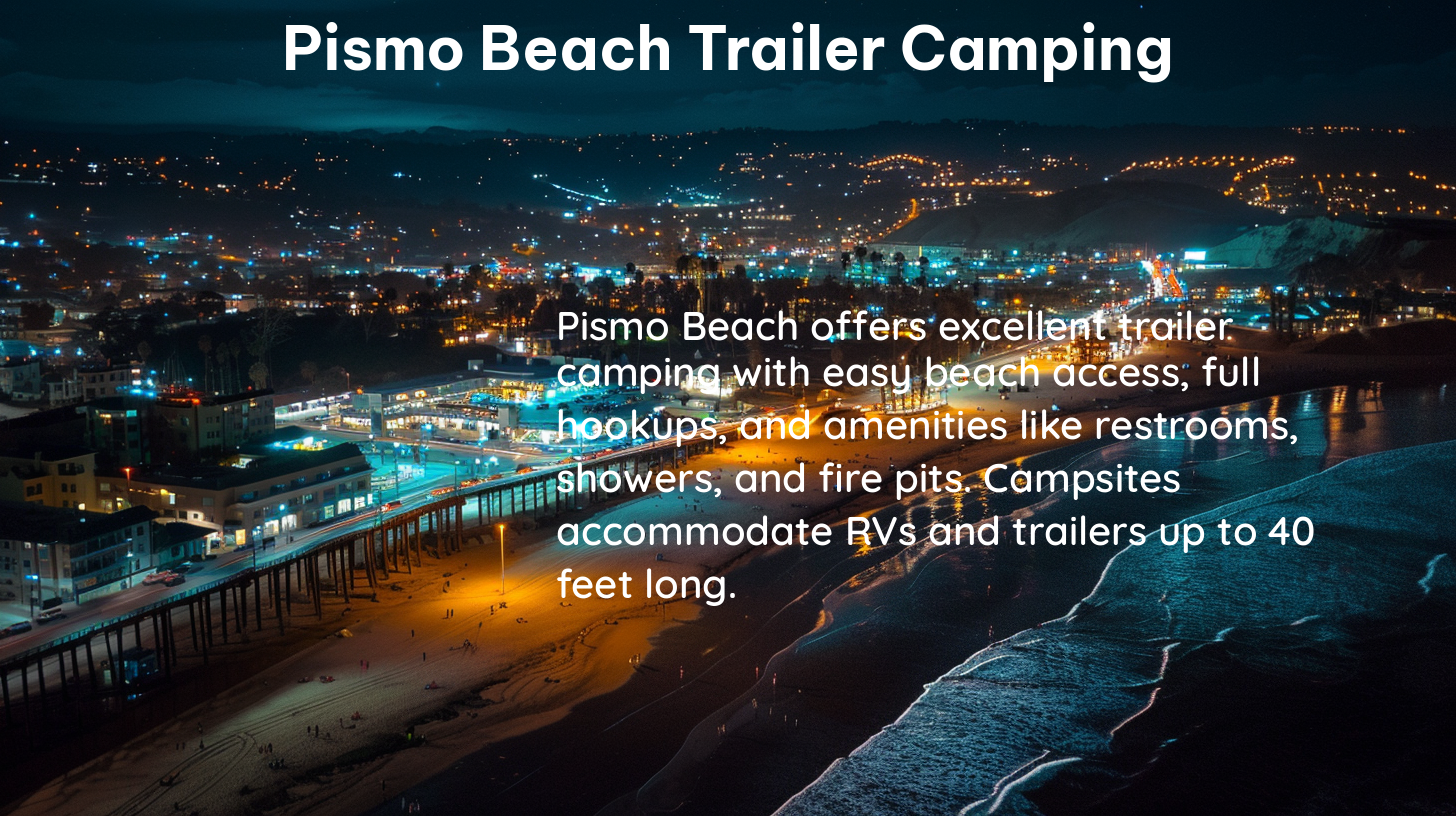 pismo beach trailer camping