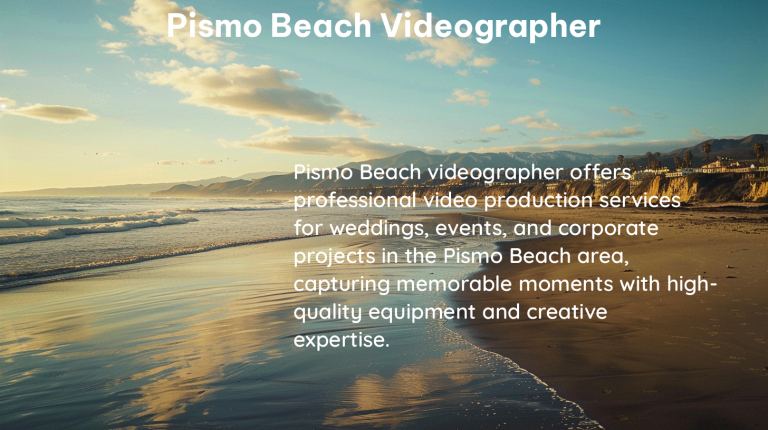 pismo beach videographer