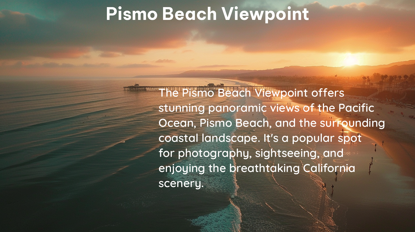 pismo beach viewpoint