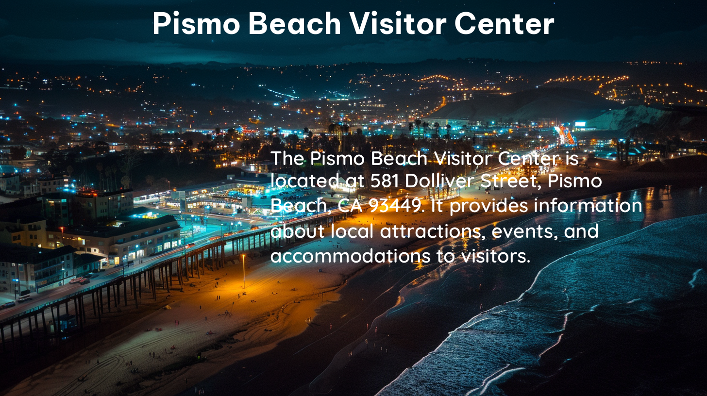 pismo beach visitor center