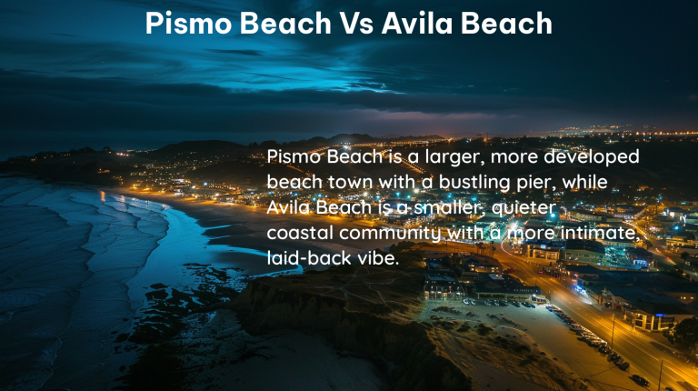 pismo beach vs avila beach