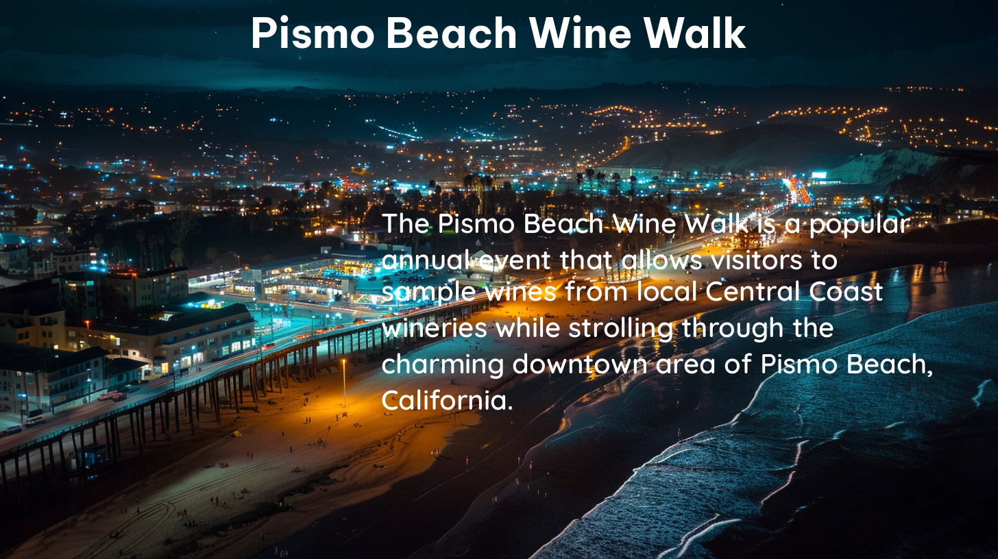 pismo beach wine walk