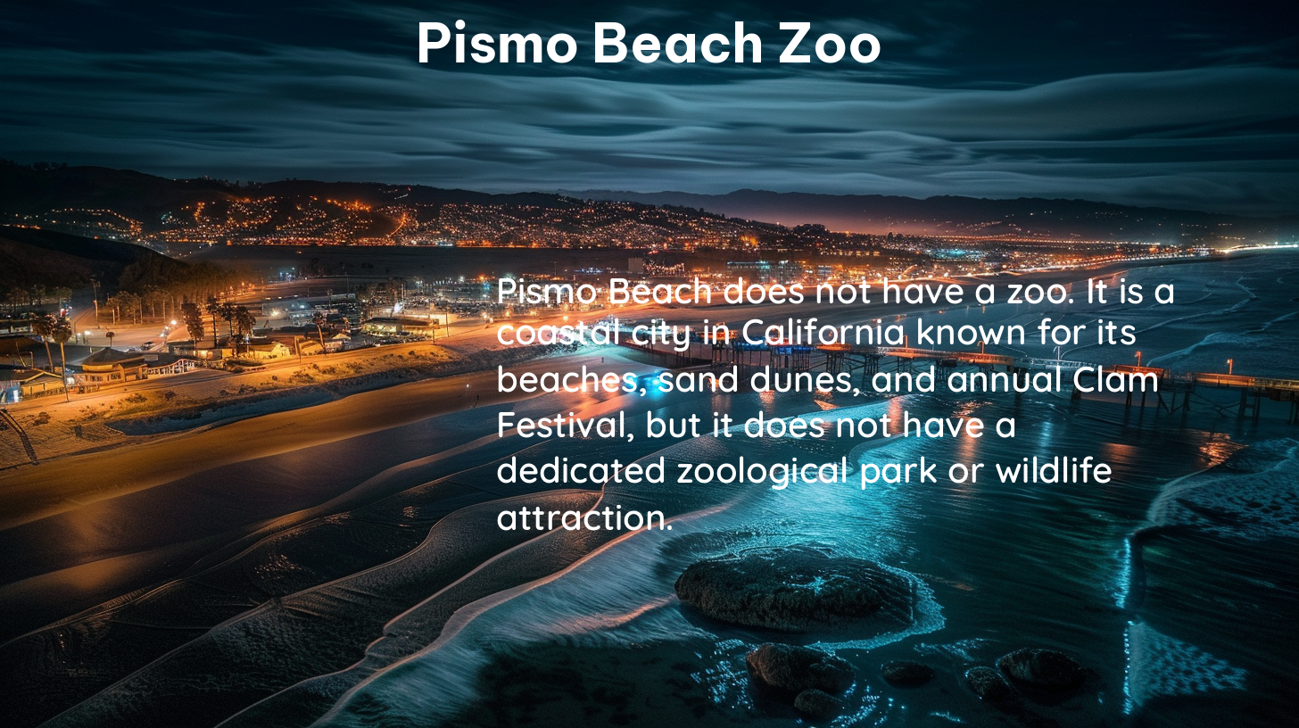 pismo beach zoo