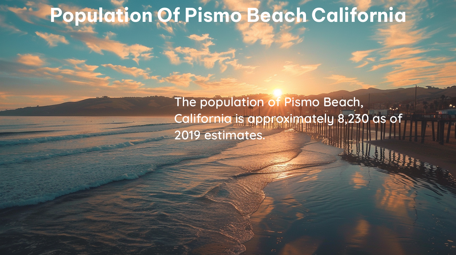 population of pismo beach california