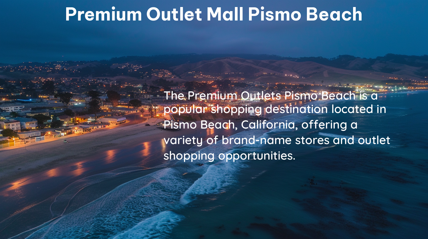 premium outlet mall pismo beach