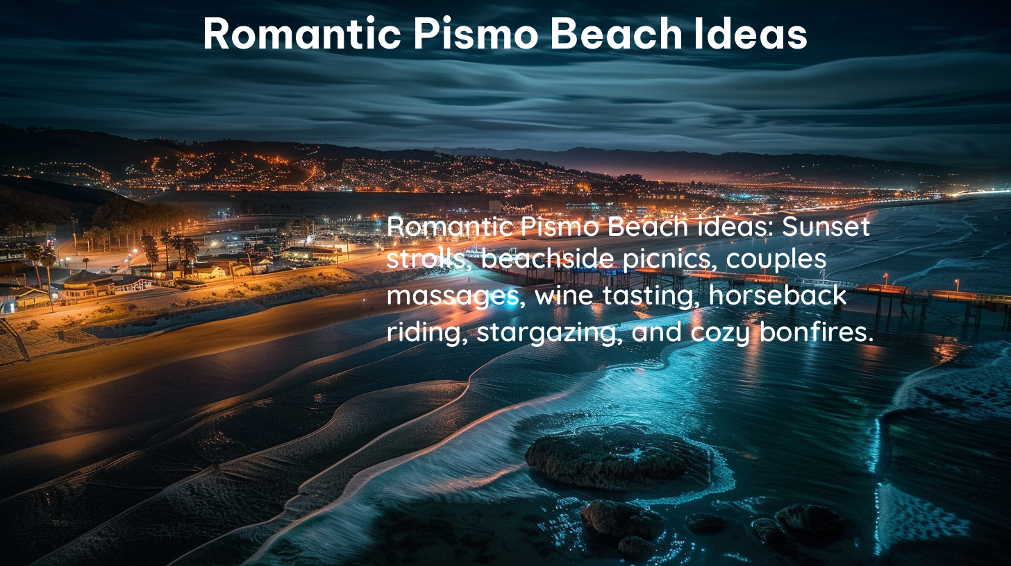 romantic pismo beach ideas