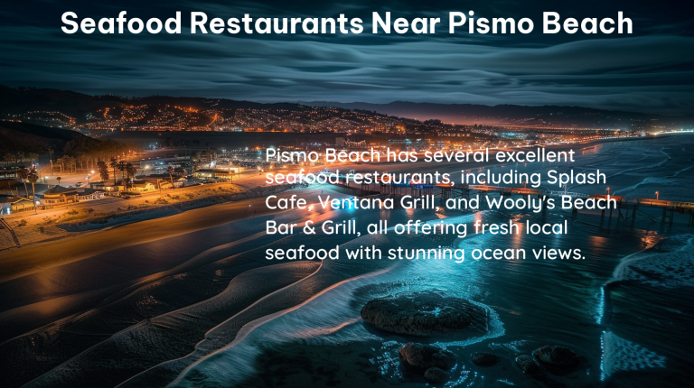 seafood restaurants near pismo beach