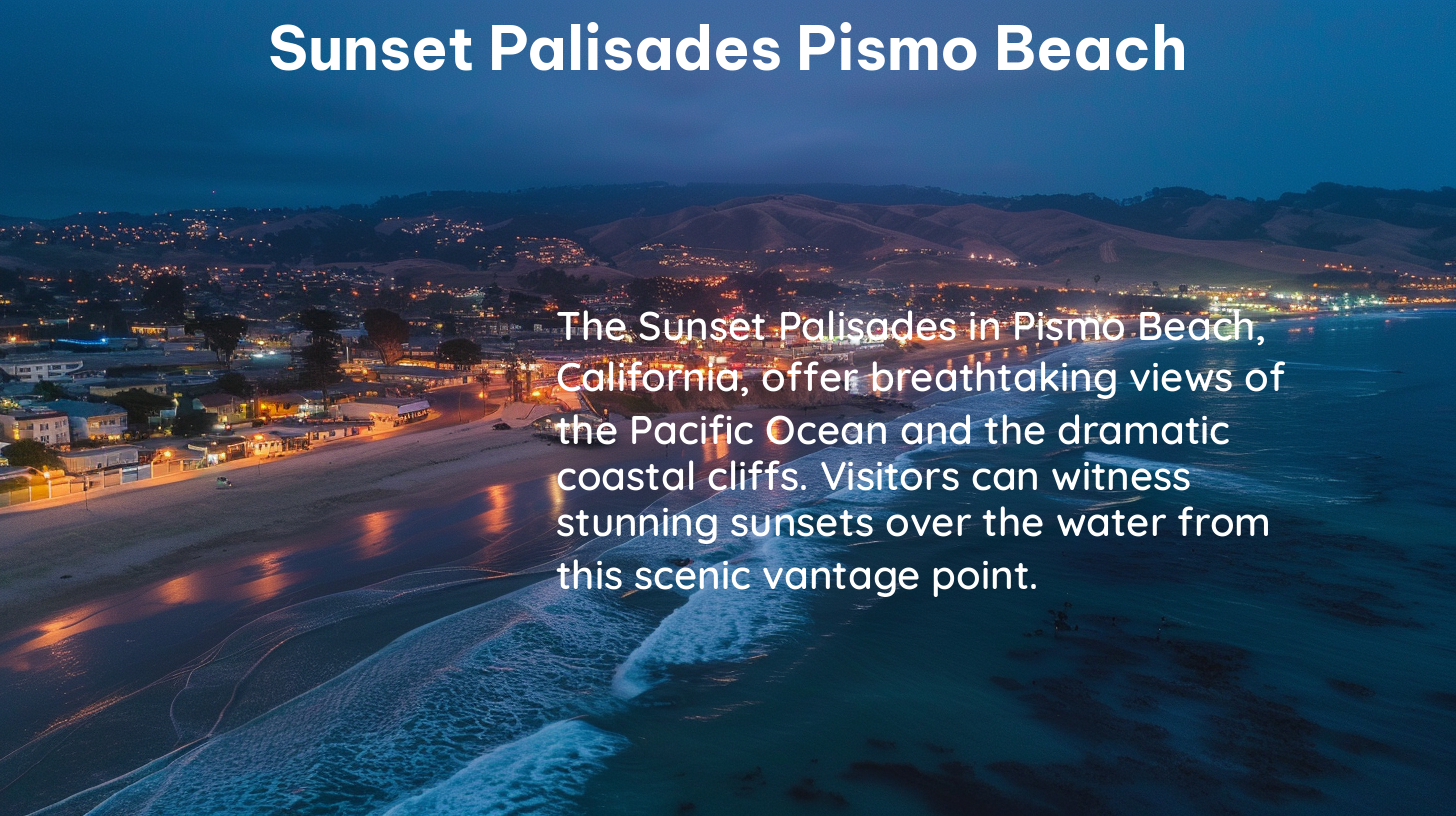 sunset palisades pismo beach