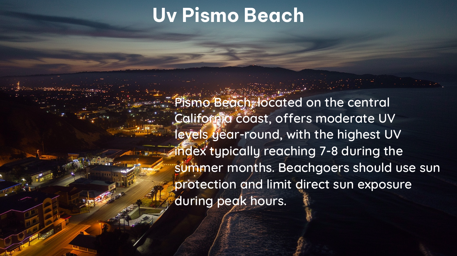 uv pismo beach