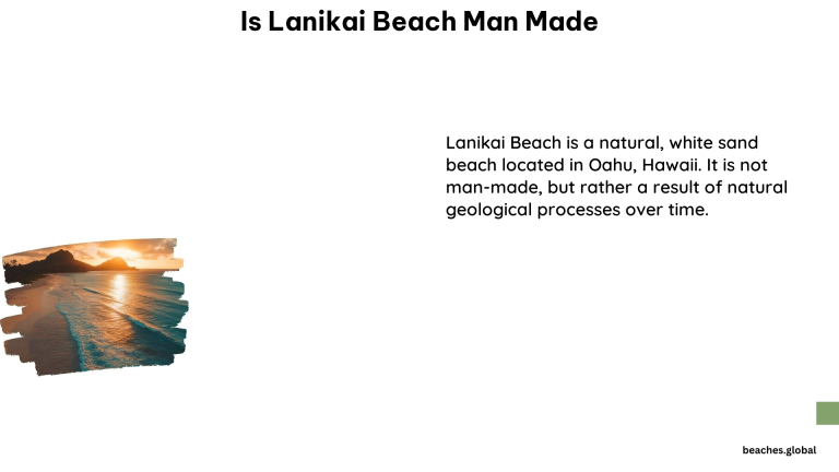 Is Lanikai Beach Man Made