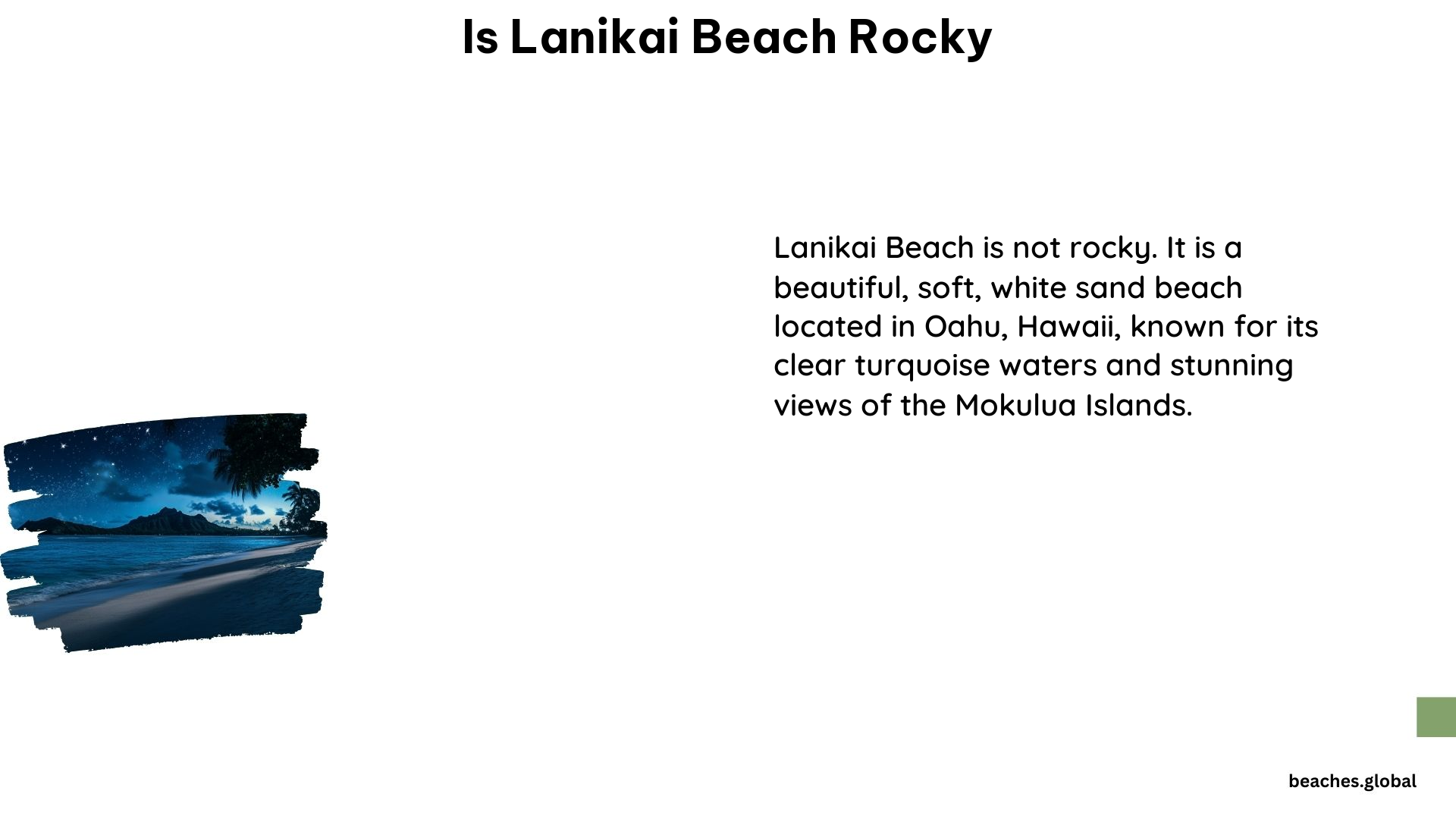 Is Lanikai Beach Rocky