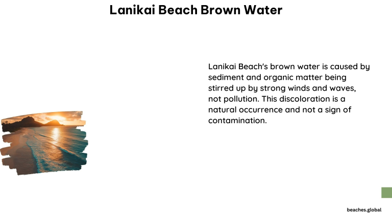 Lanikai Beach Brown Water