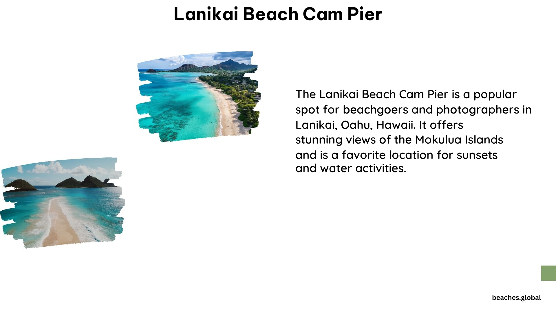 Lanikai Beach Cam Pier