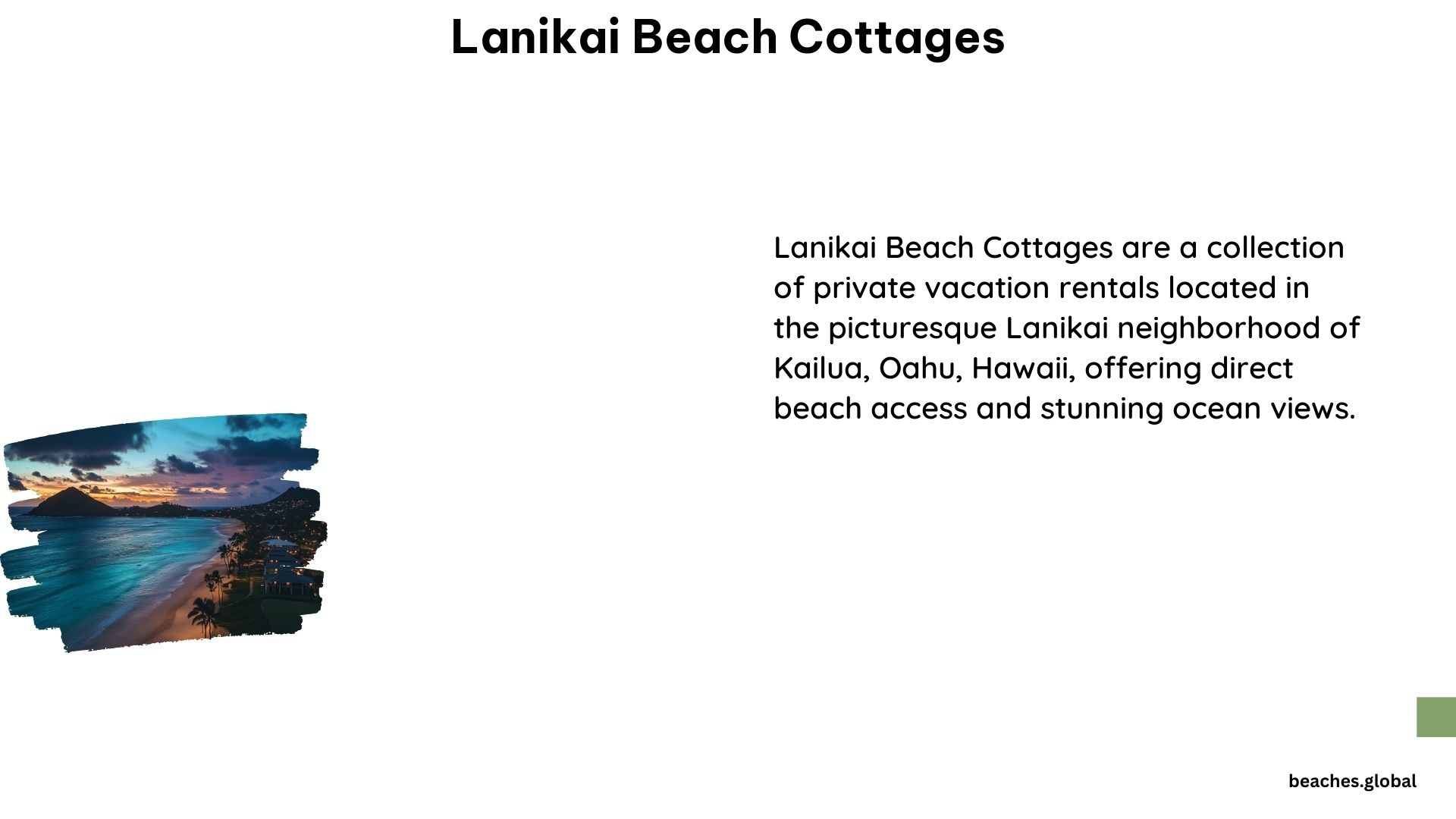 Lanikai Beach Cottages