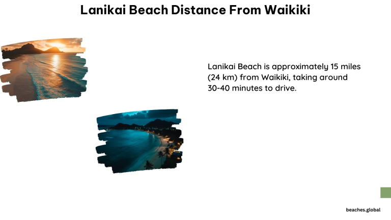 Lanikai Beach Distance From Waikiki